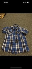 13 years Lee cooper button up shirt blue check