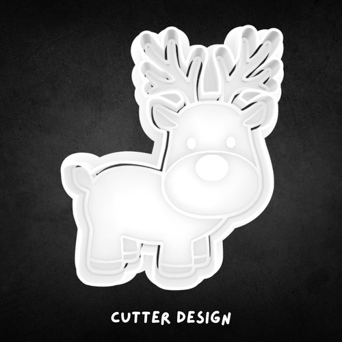 Christmas reindeer cookie - reindeer,