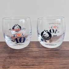 Pair Whisky Lounge Malt Scotch Whisky Rocking Glasses Fentimans Home Bar