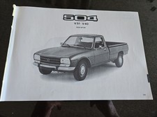 Peugeot 504 Pick Up Technical