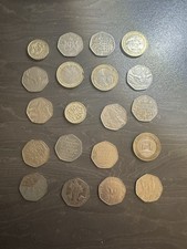 50p £2 Coin Bundle Old £1 Peter Rabit EU Paddington Bear NHS x20 Worth £17.00