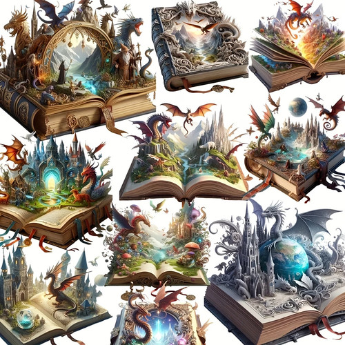 Retro magical dragon - retro,