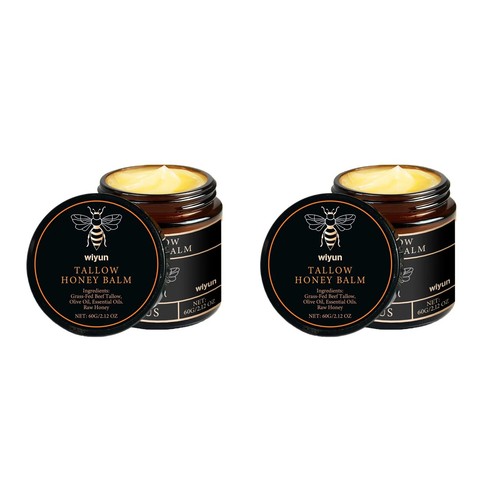 Grass fed beef tallow honey - beef, &