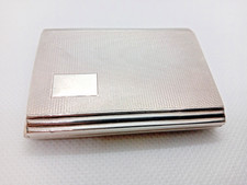 Fully Hallmarked 925 Silver Engine Turned Match/Card Case By FHA&Co 1936  34g