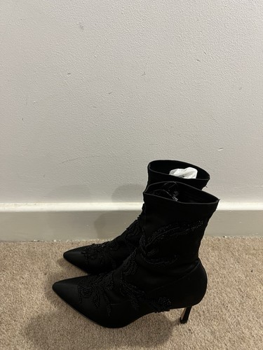 Zara women embellished ankle - embellished,