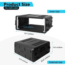 HOHIYO Rack Case, 4U Shallow