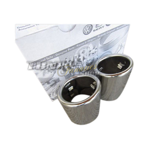 Original tailpipes exhaust - 2x,