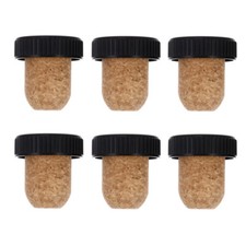  6 Pcs Cork Wine Bottle Cap