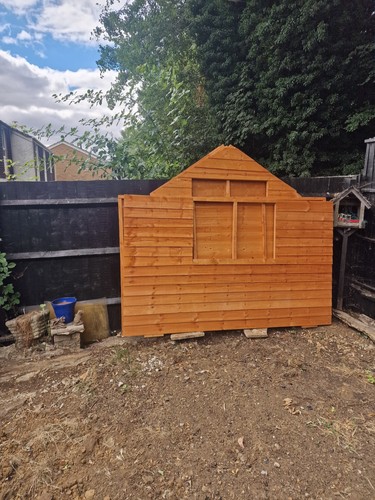 Wooden garden shed 8ft - garden, 6ft