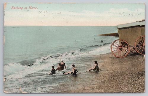 Printed bathing hove - at,