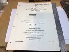RAF Air Publication AP104J-1039-13 Dunlop Brake Unit AH9597 AH9598 Canberra