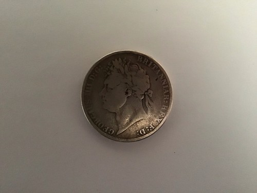 English silver crown - silver,