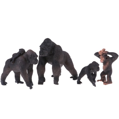 4pcs set gorilla model - 4pcs/set,