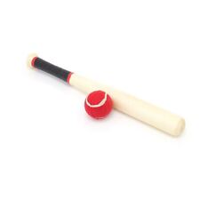 Wooden Rounders Bat and Tennis