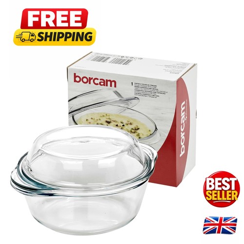 Large 840ml round - large, glass