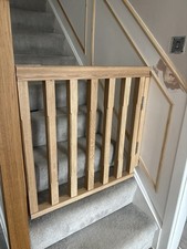 Bespoke stair gate, Oak Gate