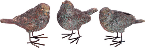 L02420040 bronze birds - bronze, of