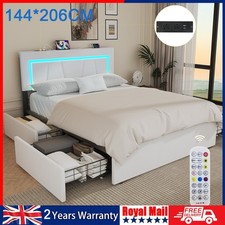NEW STORAGE UPHOLSTERED BED