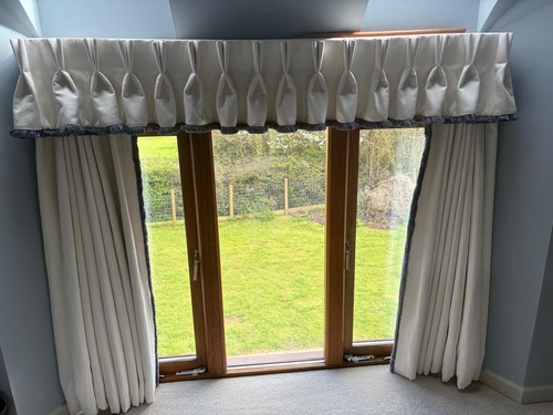 Bespoke curtains beige - curtains:, with
