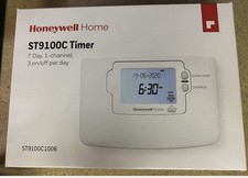 Honeywell ST9100C Programmable 7-Day Timer, White