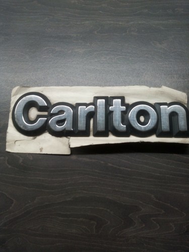 Genuine vauxhall carlton badge - genuine,