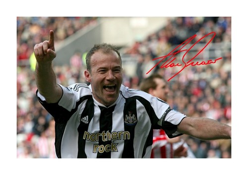 Alan shearer signed - 2, a4