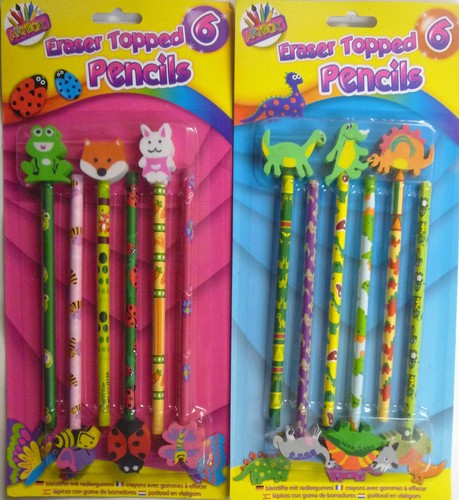 Eraser topped - eraser, (rubber)