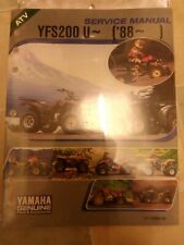 YAMAHA YFS 200 U- FARM QUAD SERVICE MANUAL NOS 88-