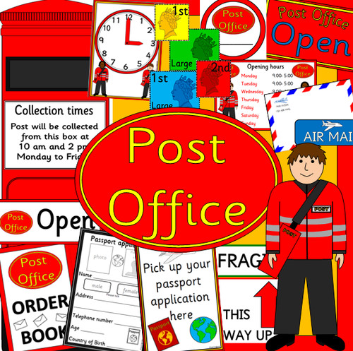 Post office role play - post,