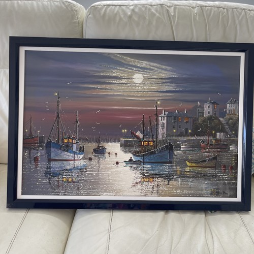 Original large framed - , on