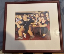 2 Beryl Cook art print framed