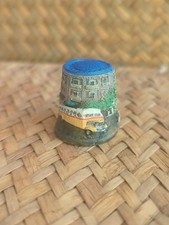 Maltese Bus 3D Souvenir Thimble – Scenic Malta Landmark Design