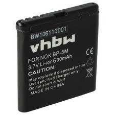 Battery for Nokia 7390 8600 Luna 6500 Slide 600mAh