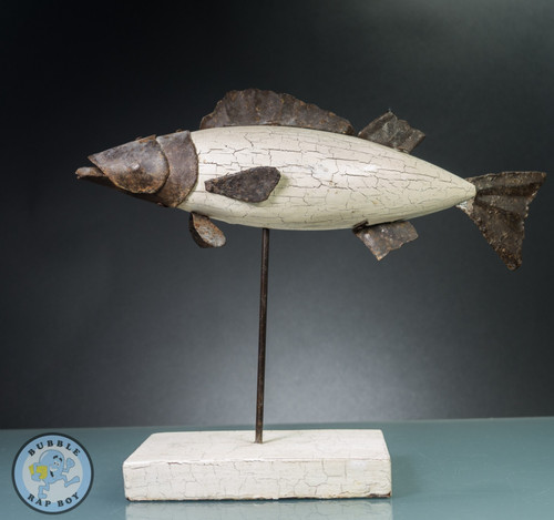 Fish sculpture reclaimed - fish,