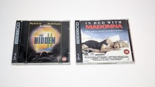 2 x VIDEO CDs - In Bed with Madonna  & The Hidden 2  VCDs Films