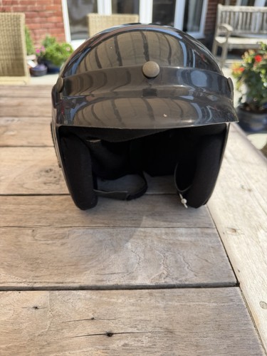 Motorcycle open face - open,