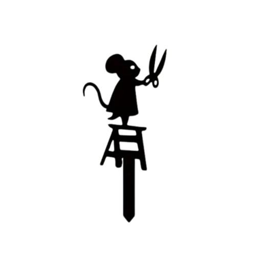 Garden stake whimsical - stake,