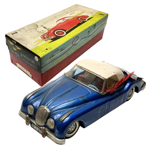 Bandai jaguar xk150 tin - bandai,