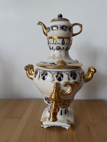 Vintage gzhel teapot - gzhel,