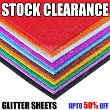 A4 Glitter Sheets Mixed Pack