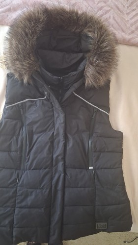 Superdry women black gilet - women's,