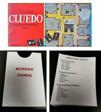 Cluedo Clue Spares 1949 1965 1972 Rules Detective Notes Murder Cards Envelope