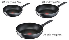 Tefal Cook & Clean Non-stick Deep Frying Pan 24, 28 OR 30CM,Black, EASY TO CLEAN