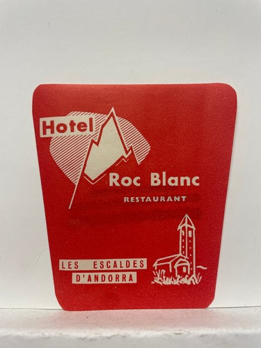 Hotel roc blanc luggage - roc, label