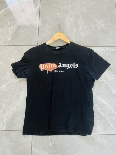 Palm angels milano orange logo - milano,