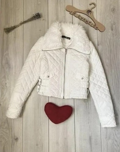 Vintage y2k faux fur collar - vintage,