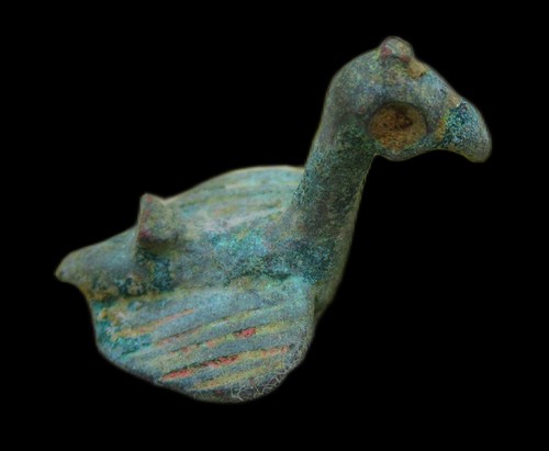Ancient roman bronze eagle - ancient,