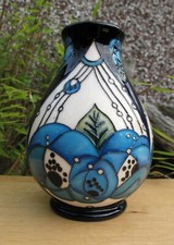 Moorcroft RENNIE ROSE BLUE