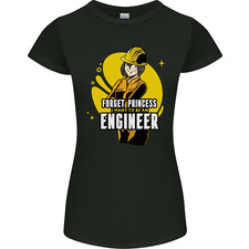 Funny Female Engineer Forget Princess Womens Petite Cut T-Shirt