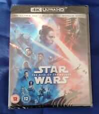 STAR WARS THE RISE OF SKYWALKER 4K + BLU RAY 3 DISC NEW MINT SEALED 